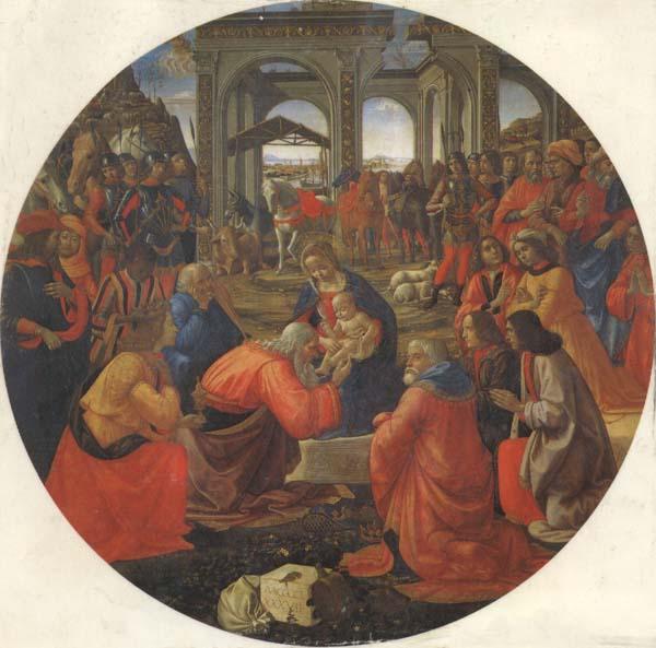 Domenico Ghirlandaio The Adoration of the Magi oil painting picture